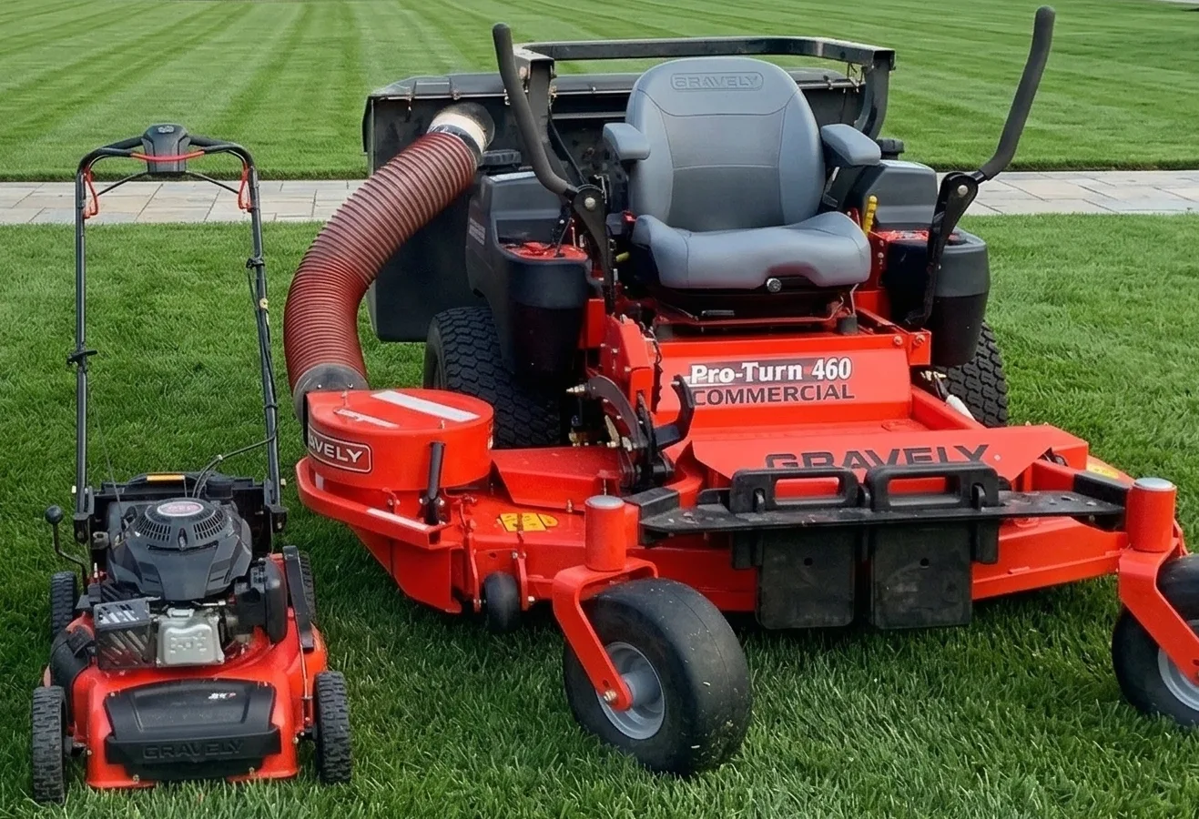 Commercial zero-turn mower - Shawano WI lawn mowing service